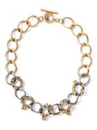 Banana Republic Cluster Link Necklace - Brass