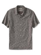 Banana Republic Mens Heritage Short Sleeve Shirt Size L Tall - Island Khaki