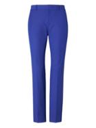 Banana Republic Womens Petite Ryan Slim Straight-fit Bi-stretch Pant Cobalt Size 0