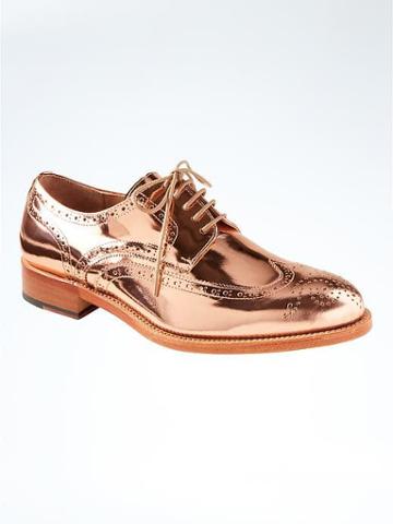 Banana Republic Goodyear Welt Oxford - Rose Gold