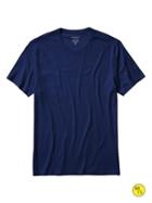 Banana Republic Factory Fitted Crew Neck Tee Size L - Tibetan Blue