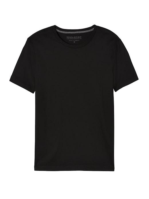 Banana Republic Mens Premium Performance Undershirt Crew-neck T-shirt Black Size M