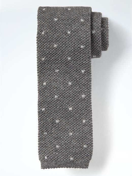 Banana Republic Mens Cotton Melange Nanotex Tie Cement Size One Size