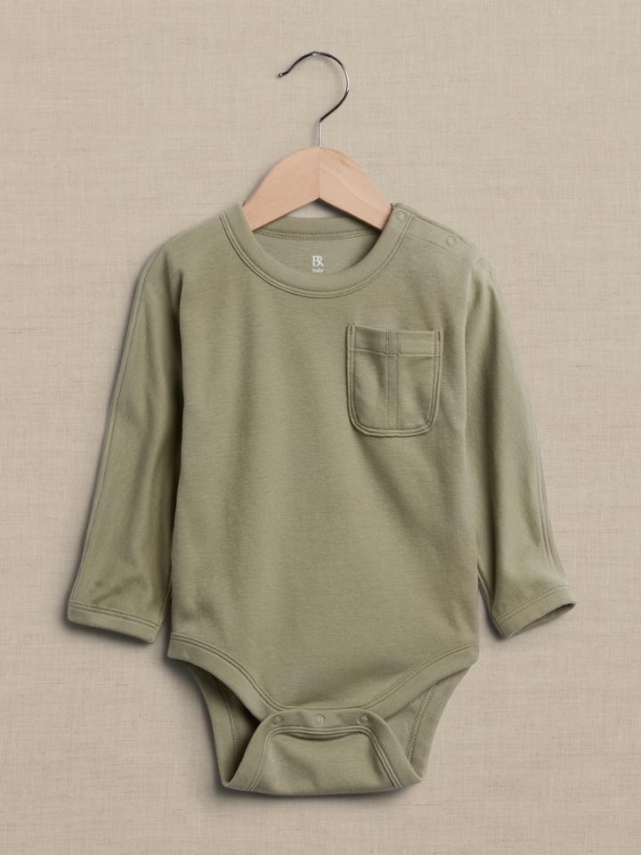 Baby Essential Supima Long-sleeve Bodysuit
