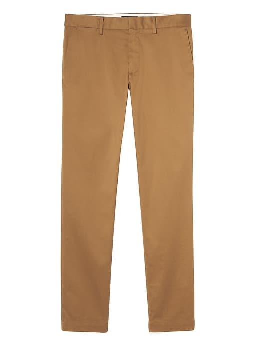 Banana Republic Mens Emerson Straight Rapid Movement Chino Pant New British Khaki Size 34w