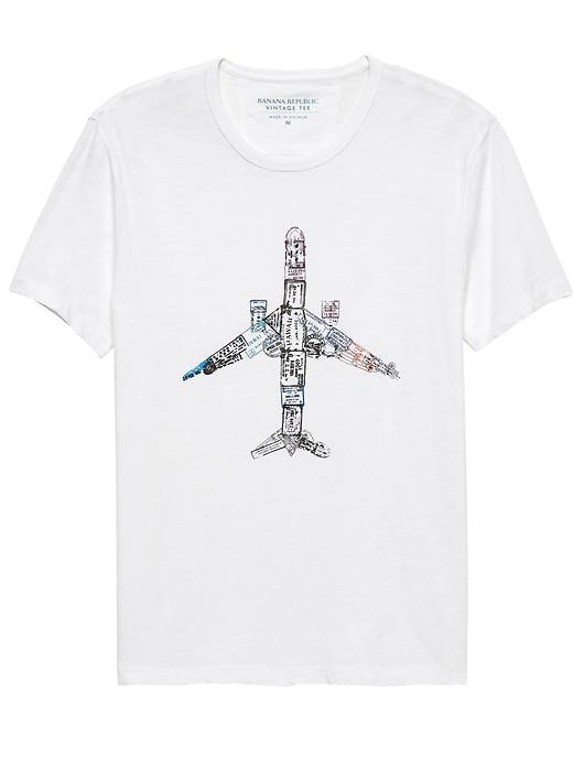 Banana Republic Airplane Graphic T-shirt