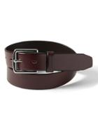 Banana Republic Mens Italian Leather Belt Burgundy Size 40