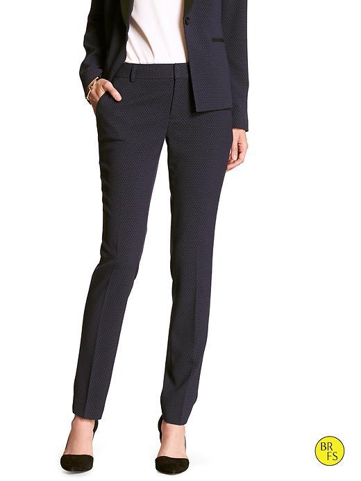 Banana Republic Womens Factory Martin Fit Textured Pant Size 0 - Night