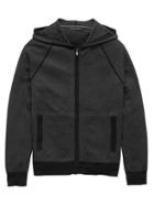 Banana Republic Mens Supima Cotton Birdseye Full-zip Sweater Hoodie Black Size Xs