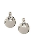 Banana Republic Womens Delicate Disk Stud Earring Silver Size One Size