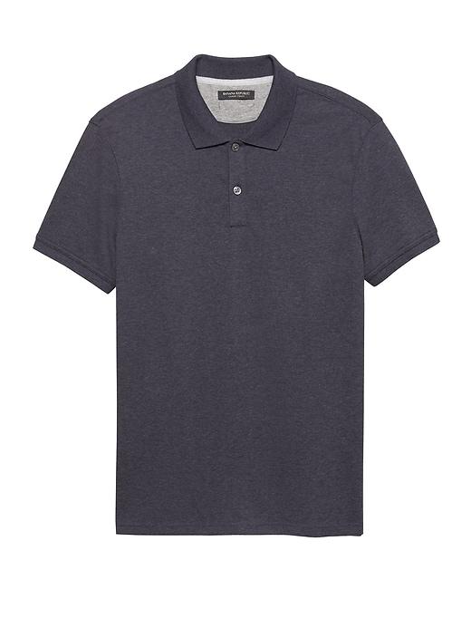 Banana Republic Mens Luxury-touch Polo Shirt Midnight Navy Size M