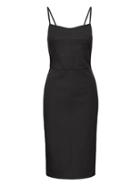Banana Republic Womens Strappy Bi-stretch Sheath Dress Black Size 6