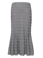 Banana Republic Womens Japan Online Exclusive Plaid Knit Trumpet Skirt Black & White Size S