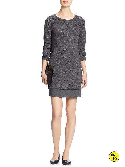 Banana Republic Womens Factory Jersey Dress Size L - Dark Heather Gray