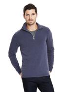 Banana Republic Mens Polar Tech Half Zip - Navy