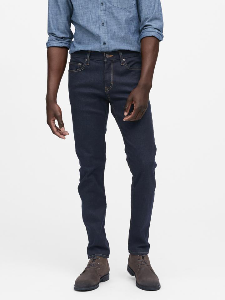 Skinny Rapid Movement Denim Stay Blue Jean