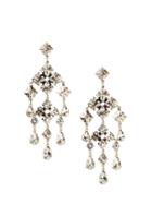 Banana Republic Womens Sparkle Chain Statement Earring Gold Size One Size