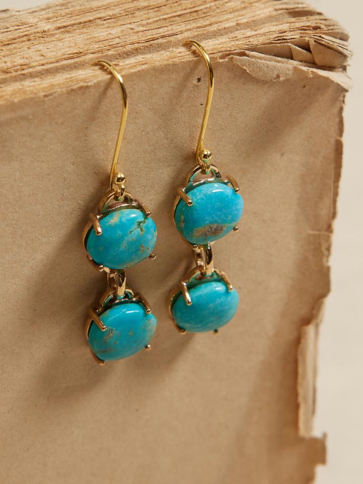 Estrella Turquoise Earrings | Aureus + Argent