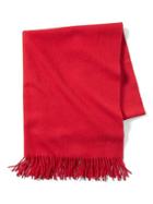 Banana Republic Luxe Vintage Hermes Red Cashmere Shawl - Red