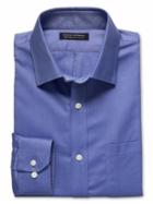 Banana Republic Men's Medium Blue Classic Fit Non-iron Shirt - Medium Blue
