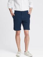 Banana Republic Mens Aiden Slim Chambray Short Size 28w - Navy Blue