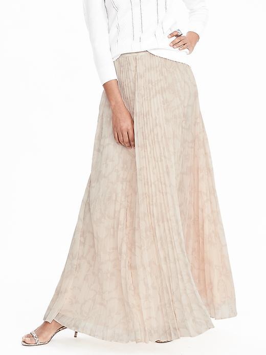 Banana Republic Womens Sketched Floral Maxi Skirt Size 0 - Organic Natural