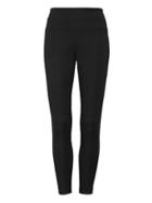 Banana Republic Womens Petite Life In Motion Machine-washable Stay Black Ponte Legging Black Size L