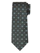 Banana Republic Mens Classic Foulard Silk Nanotex Tie Gift Green Size One Size