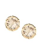 Banana Republic Womens Bare Sunflower Stud Earring Champagne Size One Size