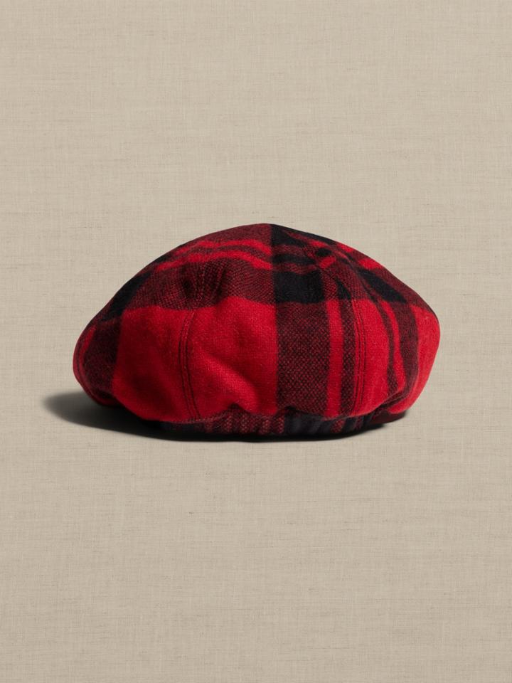 Baby Plaid Beret