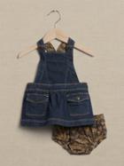 Denim Pinafore Dress For Baby