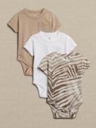 Essential Supima Short-sleeve Bodysuit 3-pack For Baby