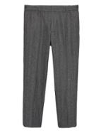 Banana Republic Mens Heritage Athletic Tapered Herringbone Pant Charcoal Gray Size 38w