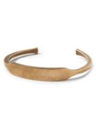 Banana Republic Mens Giles & Brother   Id Cuff Brass Size One Size