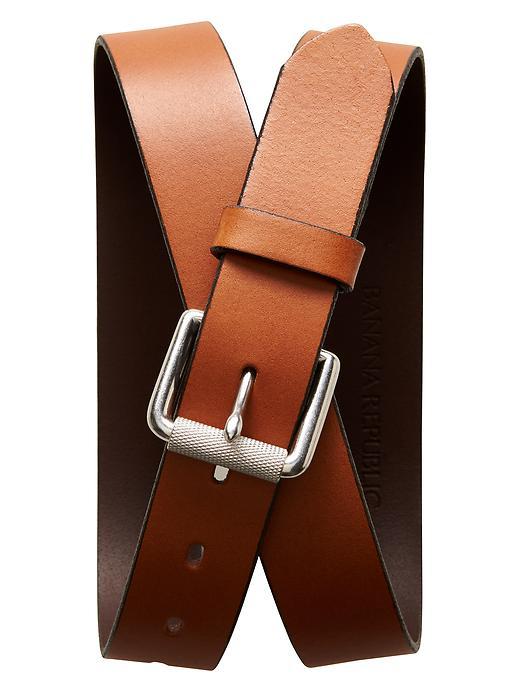 Banana Republic Cognac Italian Leather Belt Size 30 - Cognac
