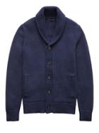 Banana Republic Mens Supima Cotton Shawl-collar Cardigan Midnight Size M