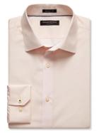 Banana Republic Mens Grant Fit Print Non Iron Shirt Size L Tall - Venetian Pink