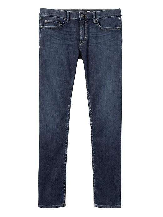 Banana Republic Mens Skinny Rapid Movement Denim Medium Wash Jean Bolt Wash Size 38w