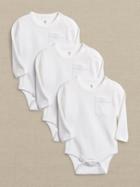 Baby Essential Supima Long-sleeve Bodysuit 3-pack