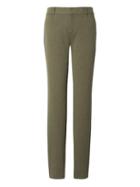 Banana Republic Womens Sloan Skinny-fit Brushed Bi-stretch Ankle Pant Olive Size 10