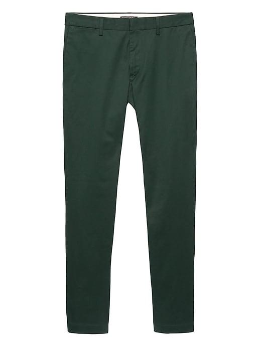 Banana Republic Mens Fulton Skinny Rapid Movement Chino Pant Emerald Green Size 38w