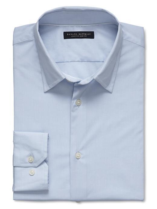 Banana Republic Slim Fit Stretch Dress Shirt - Sky Blue