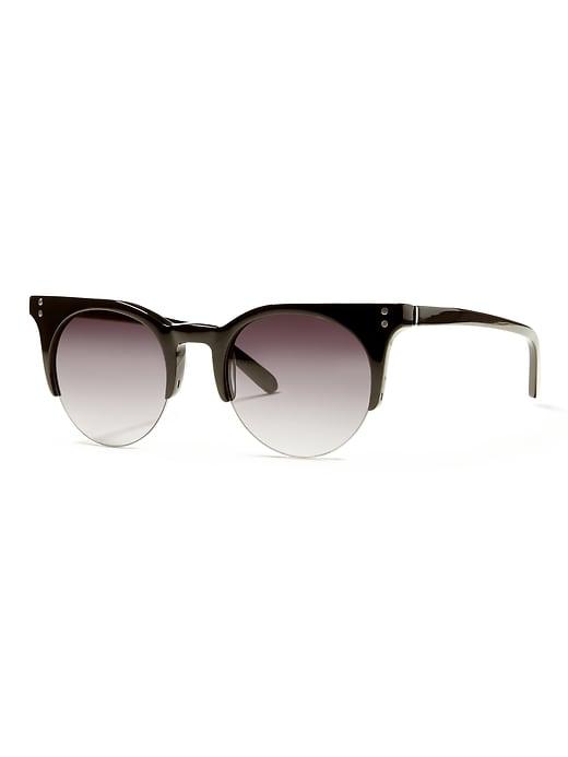 Banana Republic Womens Stevie Sunglasses Black Size One Size