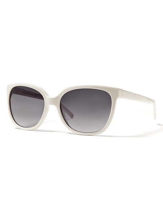 Banana Republic Avery Sunglasses Size One Size - White
