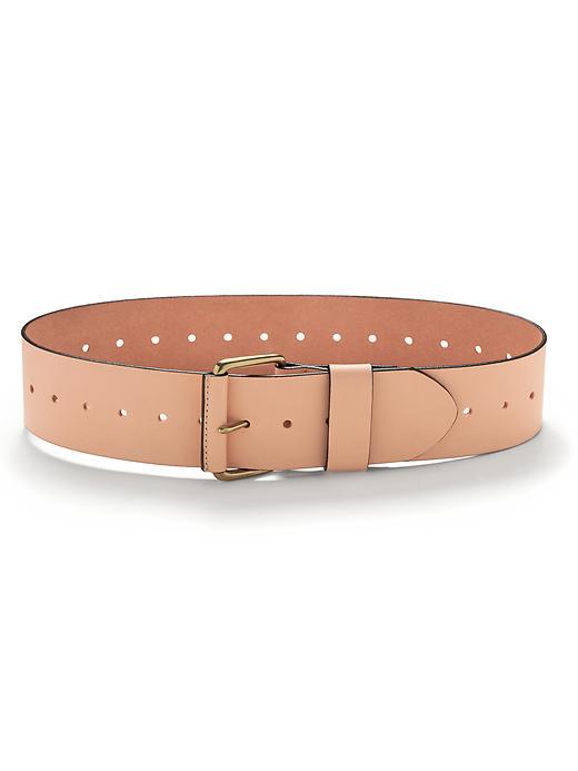 Banana Republic Italian Leather Wide Belt Size L - Vachetta