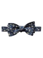 Banana Republic Floral Bow Tie Size One Size - Navy Star