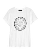 Banana Republic Womens Supima Cotton City Boyfriend T-shirt New York Size M