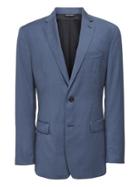 Banana Republic Mens Slim Blue Italian Wool Suit Jacket Comet Blue Size 34