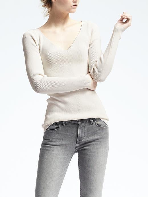 Banana Republic Womens Sweetheart Pullover - Cocoon