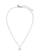 Banana Republic Womens Pearl Foulard Pendant Necklace Silver Size One Size